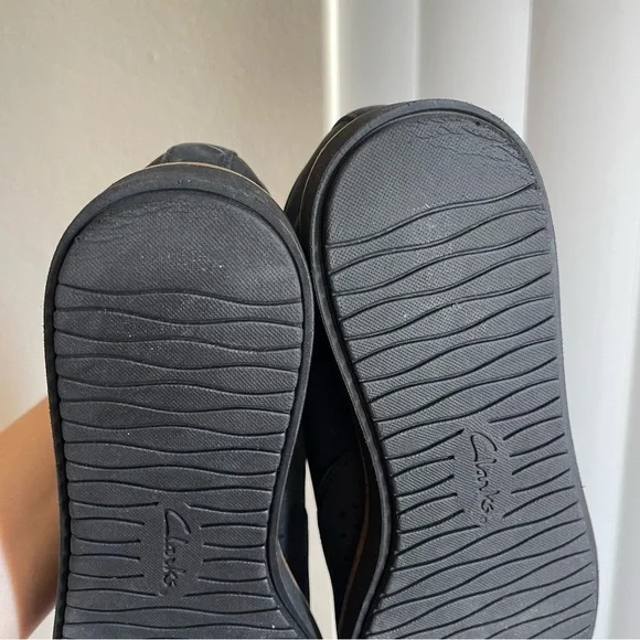 Clarks Artisan Women’s Glick Resseta Oxford Black Nubuck Size 9 - Picture 11 of 13